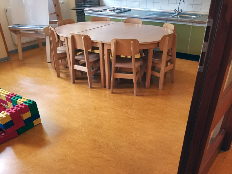 Auch in Kindergärten muss es sauber sein.